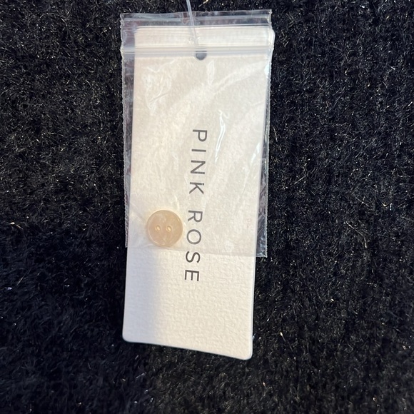 NWT Black Fuzzy Sweater Happily Grey Small - Picture 4 of 8